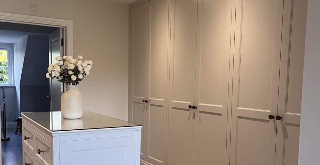 dressing room and isle created by lf bespoke interiors