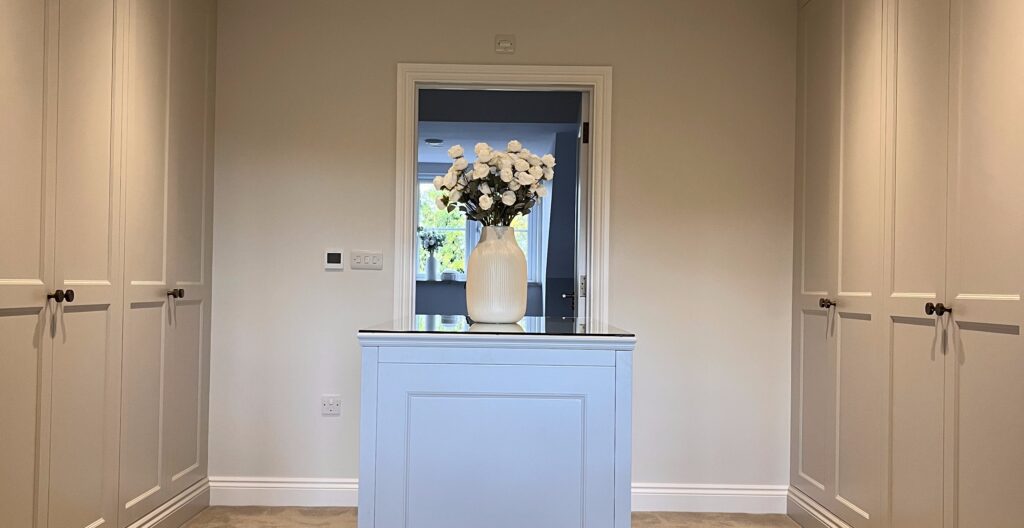 FULL-HEIGHT SHAKER WARDROBES lf bespoke interiors ltd
