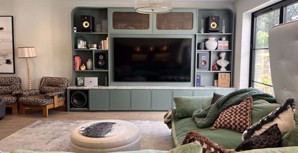 The Keston Media Wall lf bespoke interiors ltd london